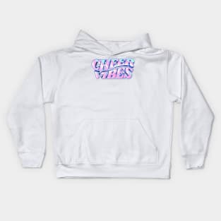 Get Your Cheer Vibes on with Groovy Design Kids Hoodie